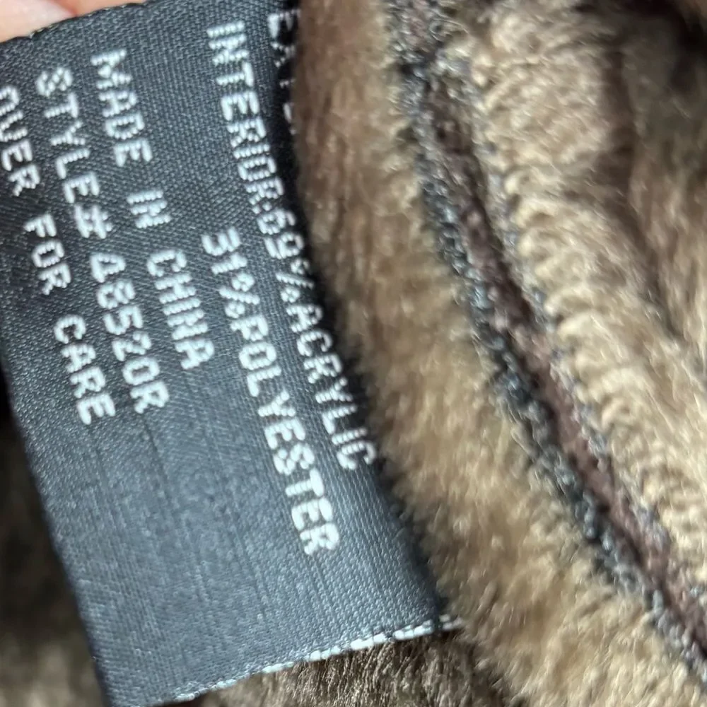 Via Spiga Deadstock 90s Y2K vintage brown espresso Long Coat size small NWT new - Picture 7 of 10